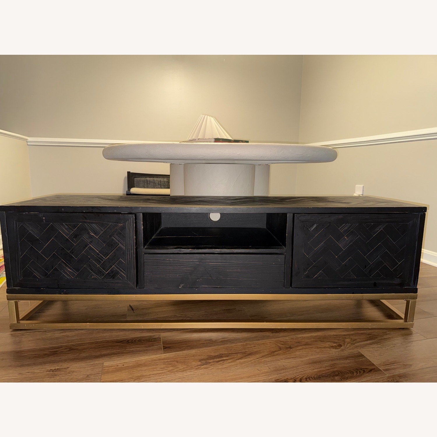 Article Black Wood Media Storage - image-1