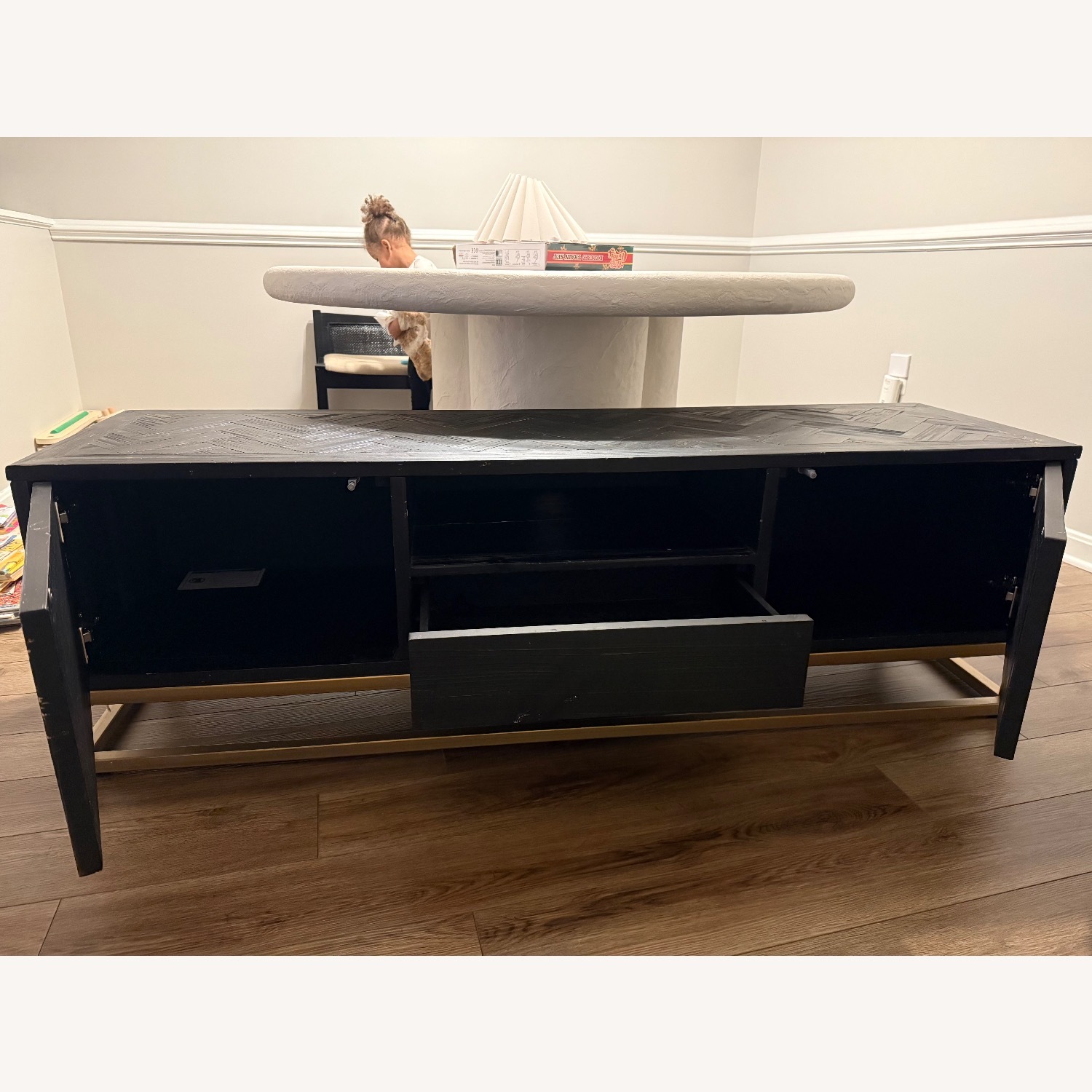 Article Black Wood Media Storage - image-4