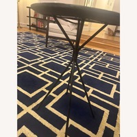 Black Wood Side Table