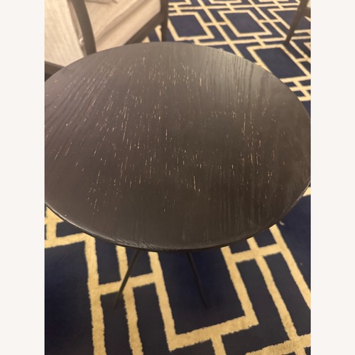 Used Black Wood Side Table for sale on AptDeco
