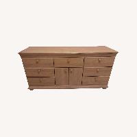 Antique Natural Wood Dresser
