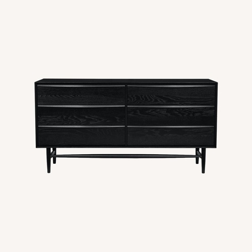Used Article Lenia Black Wood Dresser for sale on AptDeco