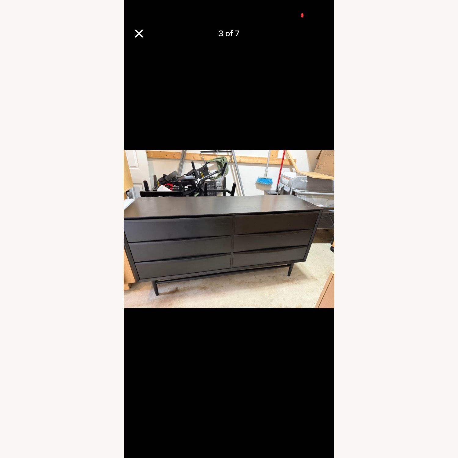 Article Lenia Black Wood Dresser - image-1