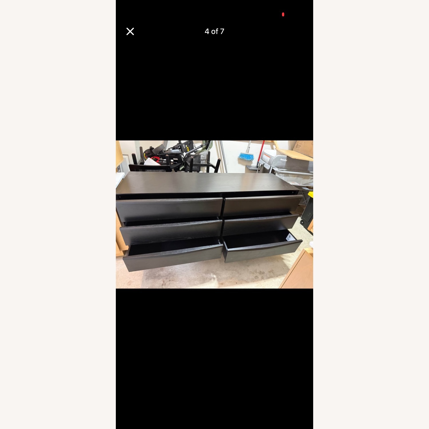 Article Lenia Black Wood Dresser - image-2