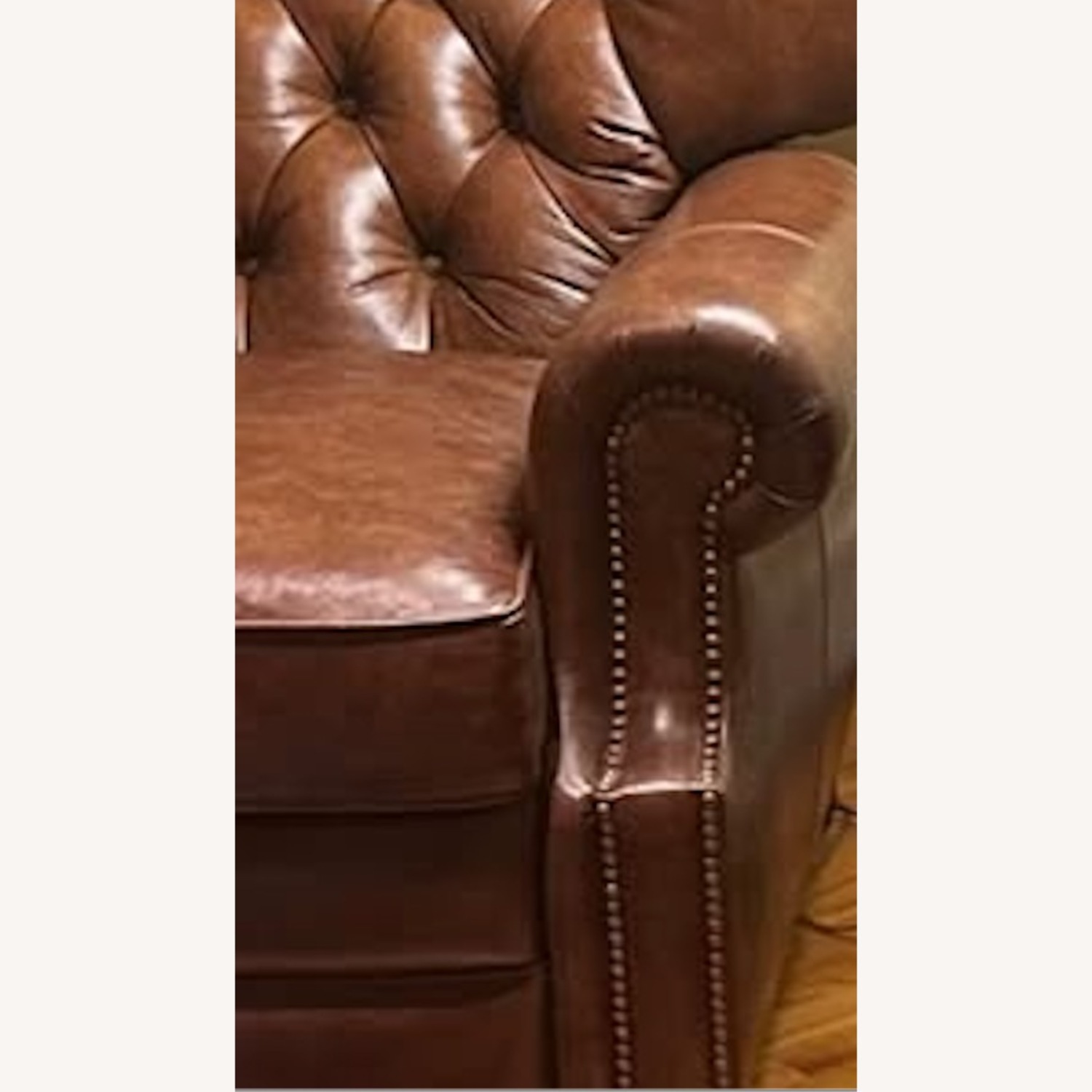 Cambridge Light Brown Leather Recliner - image-3
