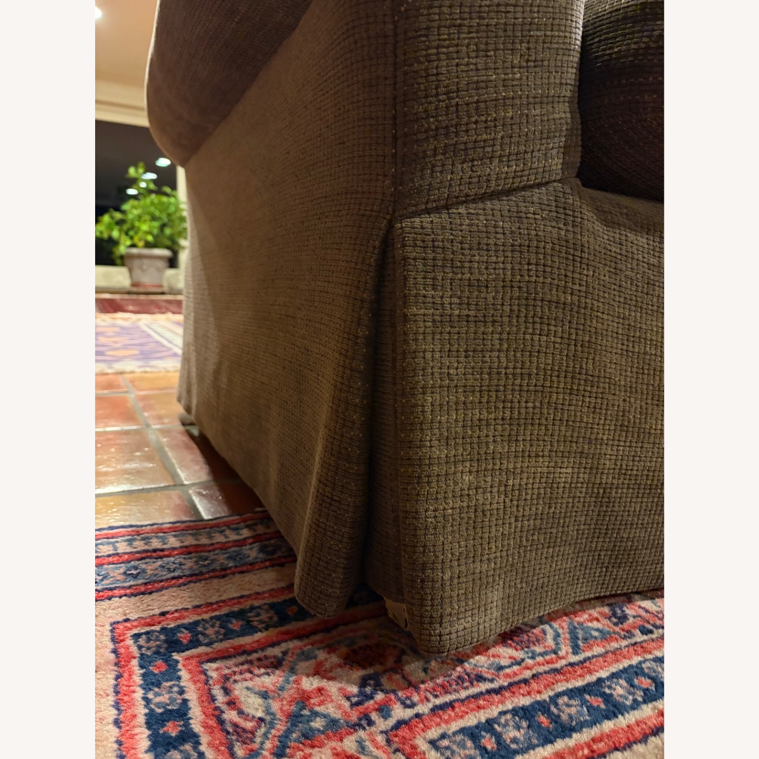  Furniture Dark Gray Fabric 3+ Seater Sofa - image-3