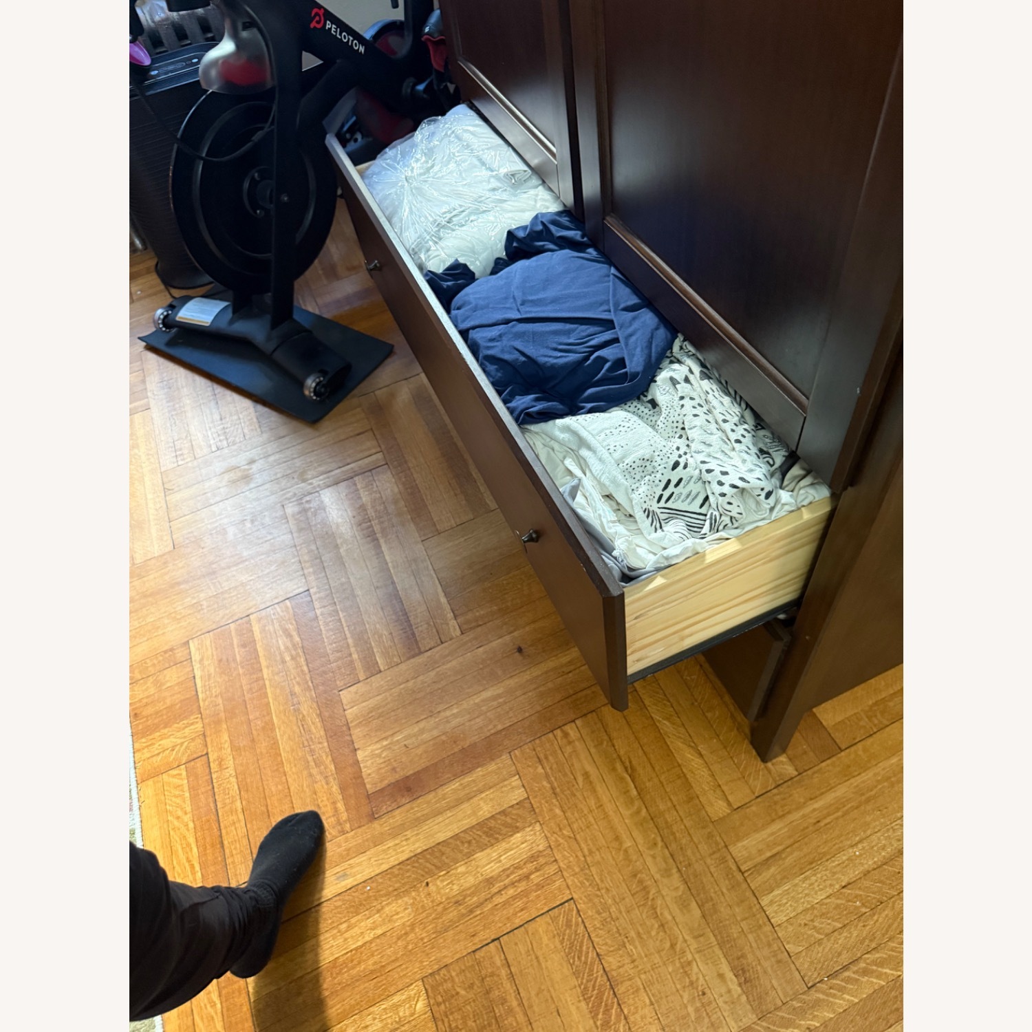 Grain Wood Furniture Shaker Armoire - image-3