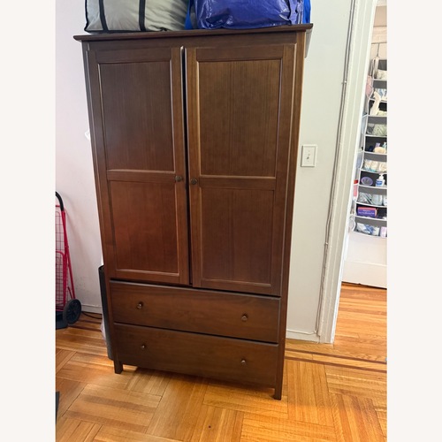Used Grain Wood Furniture Shaker Armoire for sale on AptDeco