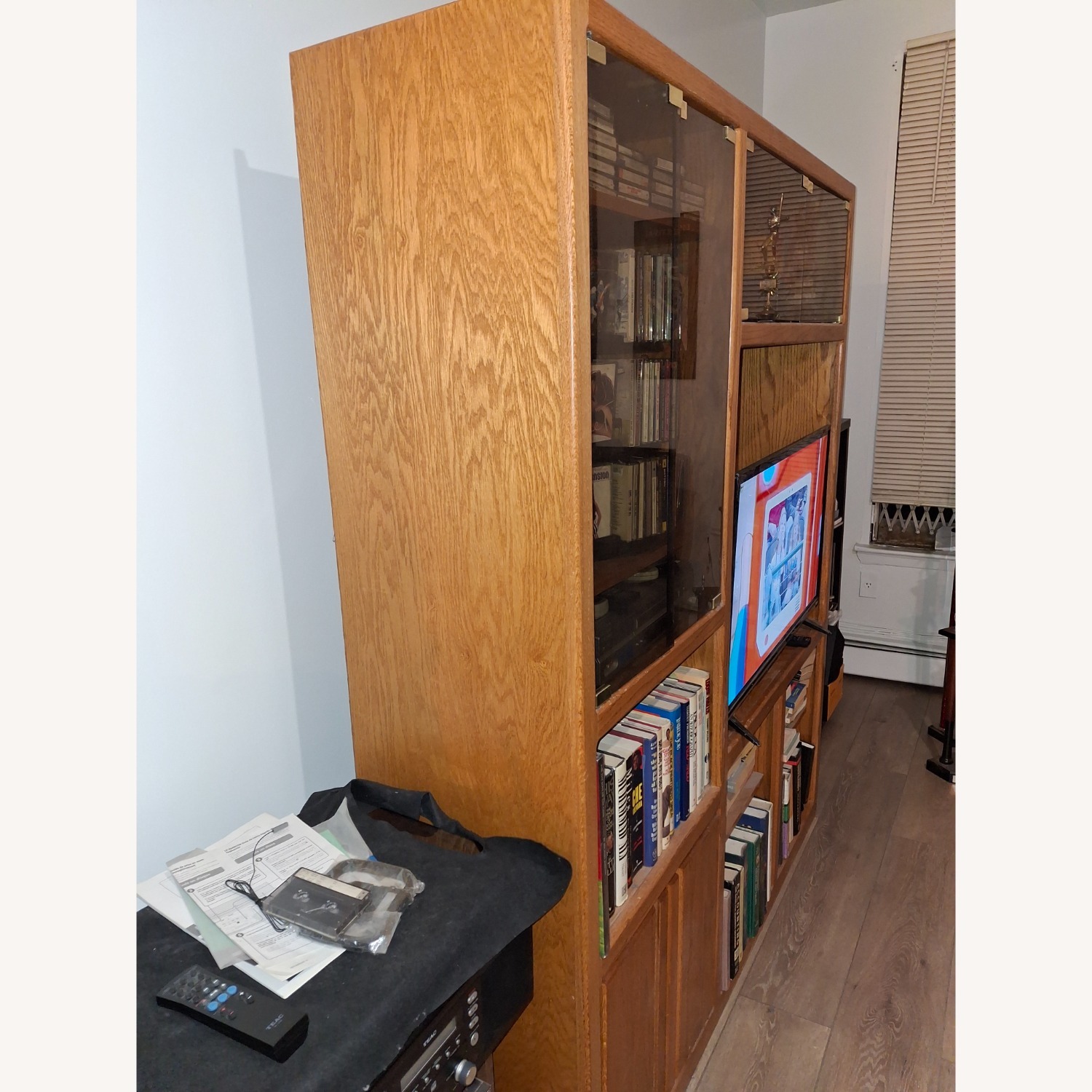 Gothic Cabinet Craft Wood Wall Unit - image-2