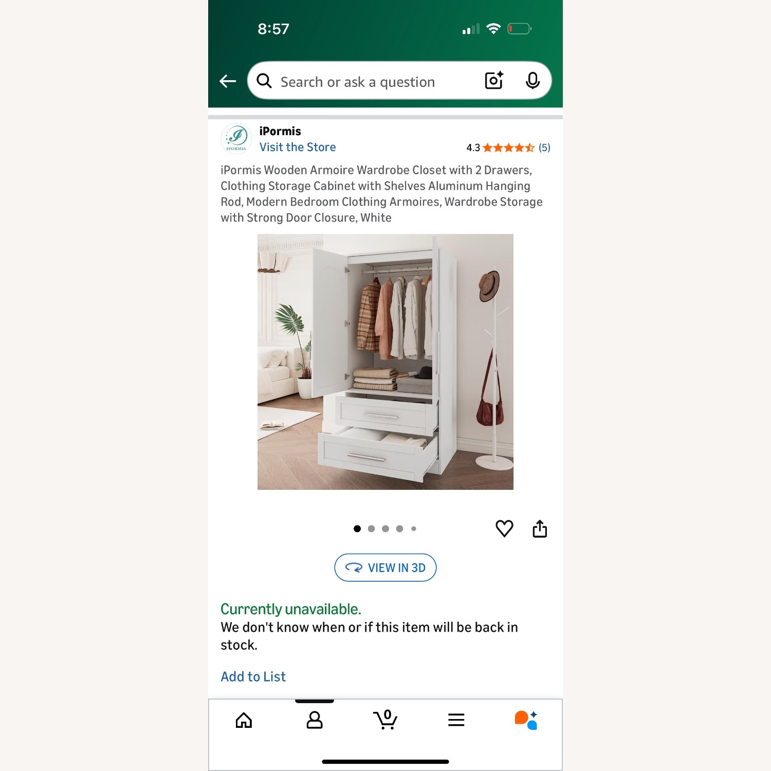 Spacious Armoire  - image-3