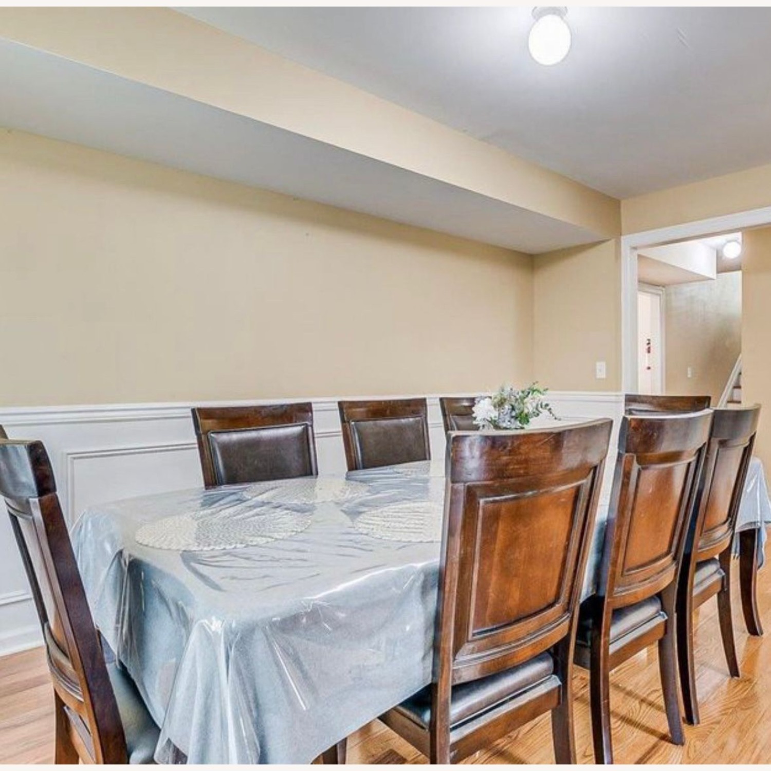 8 seater Dining Table with 2 Additional Chair - image-2