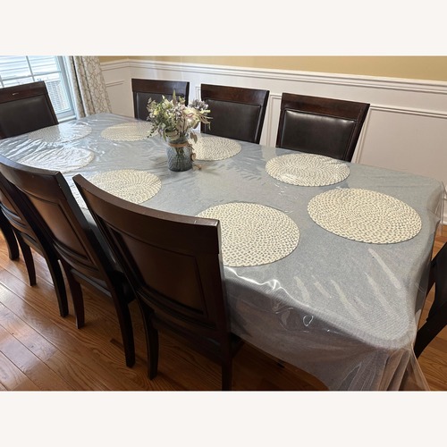 Used 8 seater Dining Table with 2 Additional Chair for sale on AptDeco