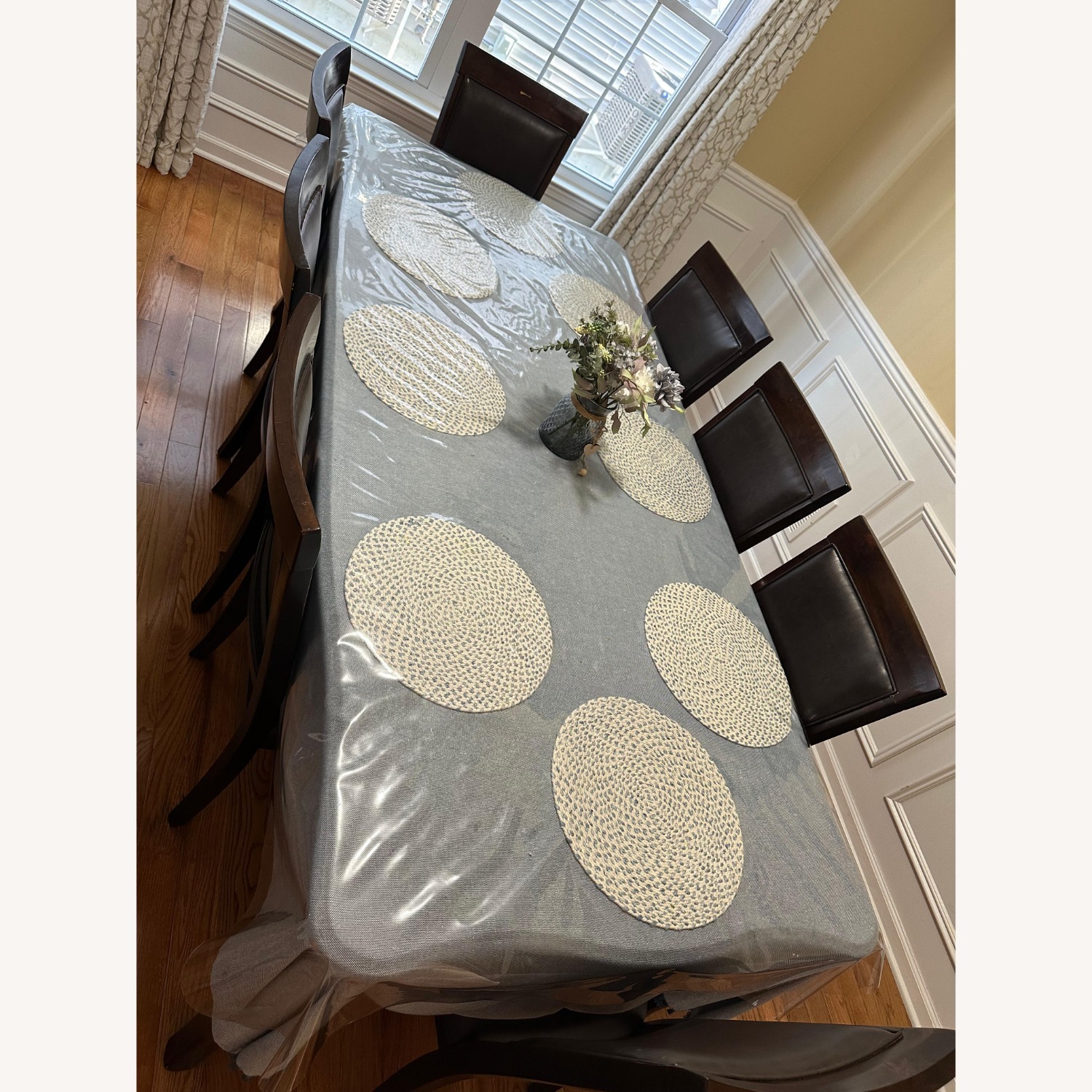 8 seater Dining Table with 2 Additional Chair - image-0