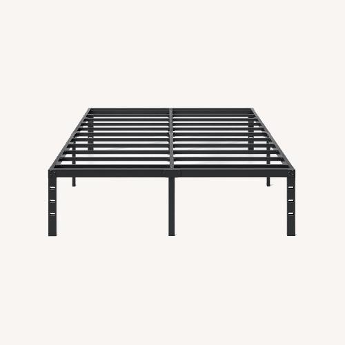 Used Black Metal Queen Bed for sale on AptDeco