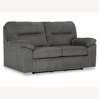 Ashley Furniture Dark Gray Fabric Loveseat