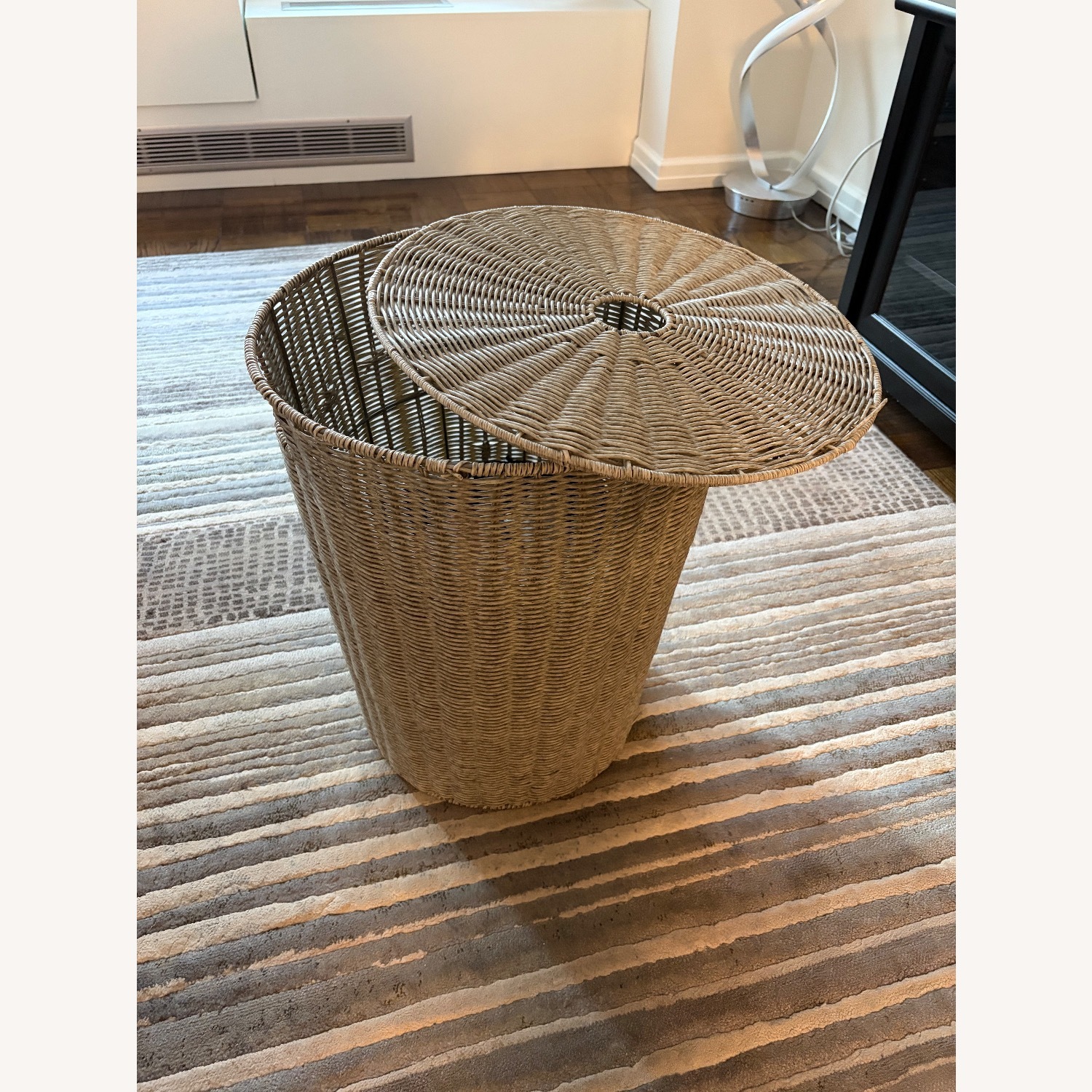 Contemporary Wicker Basket - image-1
