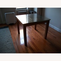 Vintage Square Stainless Steel Dining Table