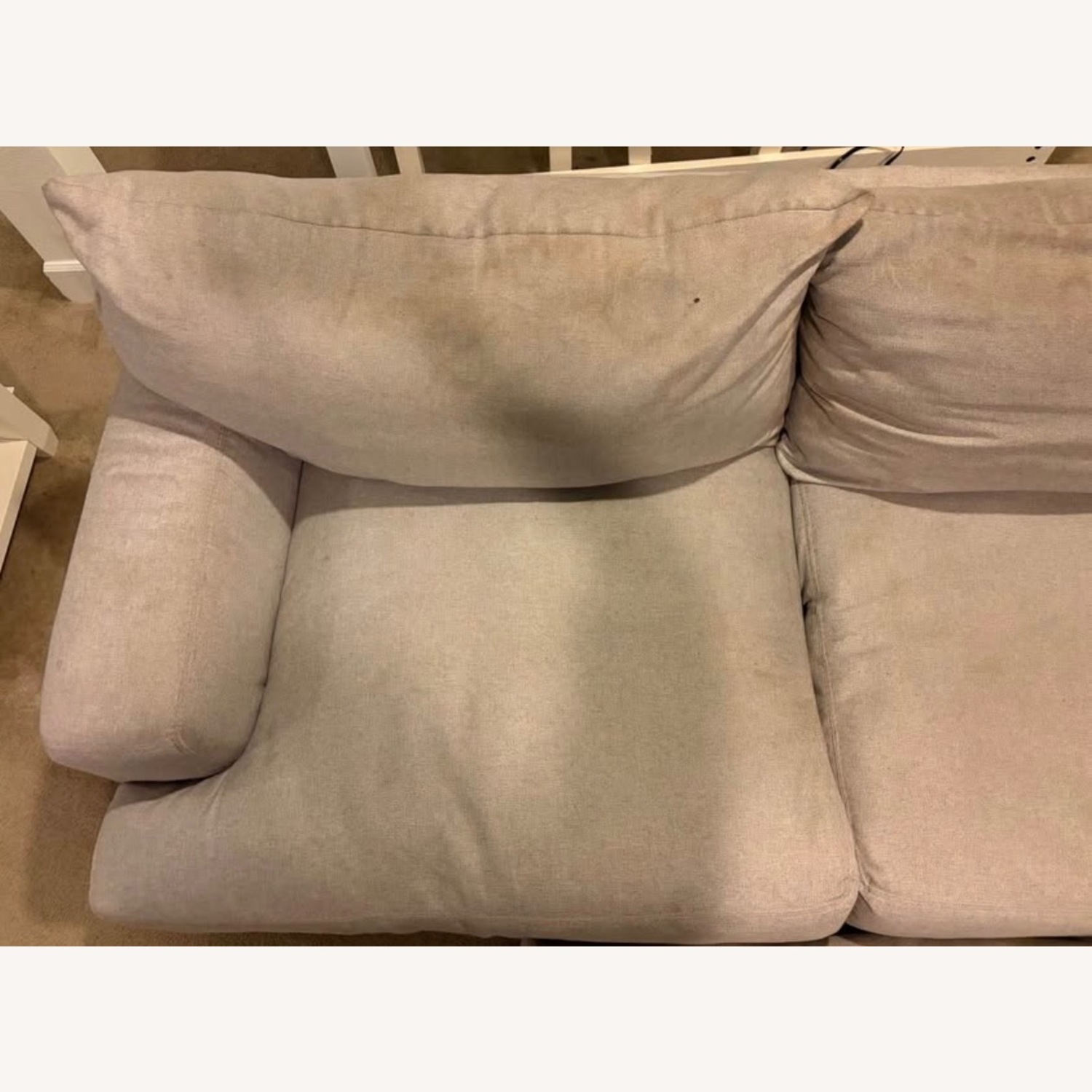 Ashley Furniture Light Gray 2 Seater Sofa - image-4