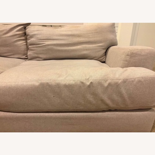 Used Ashley Furniture Light Gray 2 Seater Sofa for sale on AptDeco