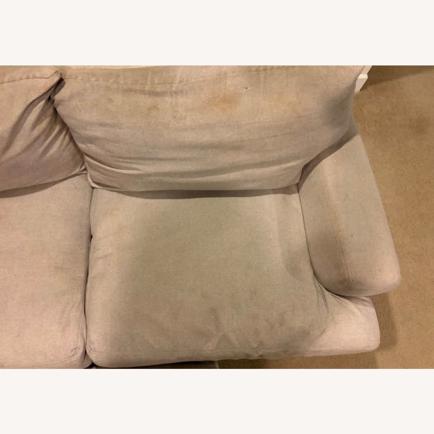 Ashley Furniture Light Gray 2 Seater Sofa - image-3