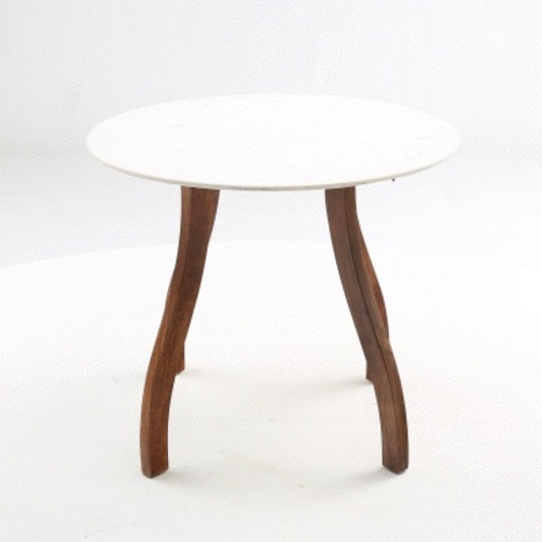 Used Pier 1 Imports Natural Marble Coffee Table for sale on AptDeco