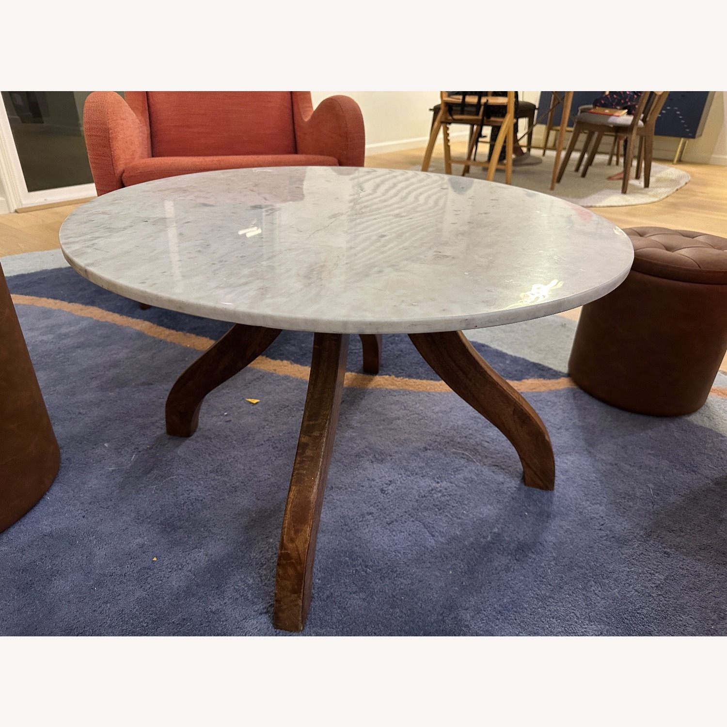 Pier 1 Imports Natural Marble Coffee Table - image-5