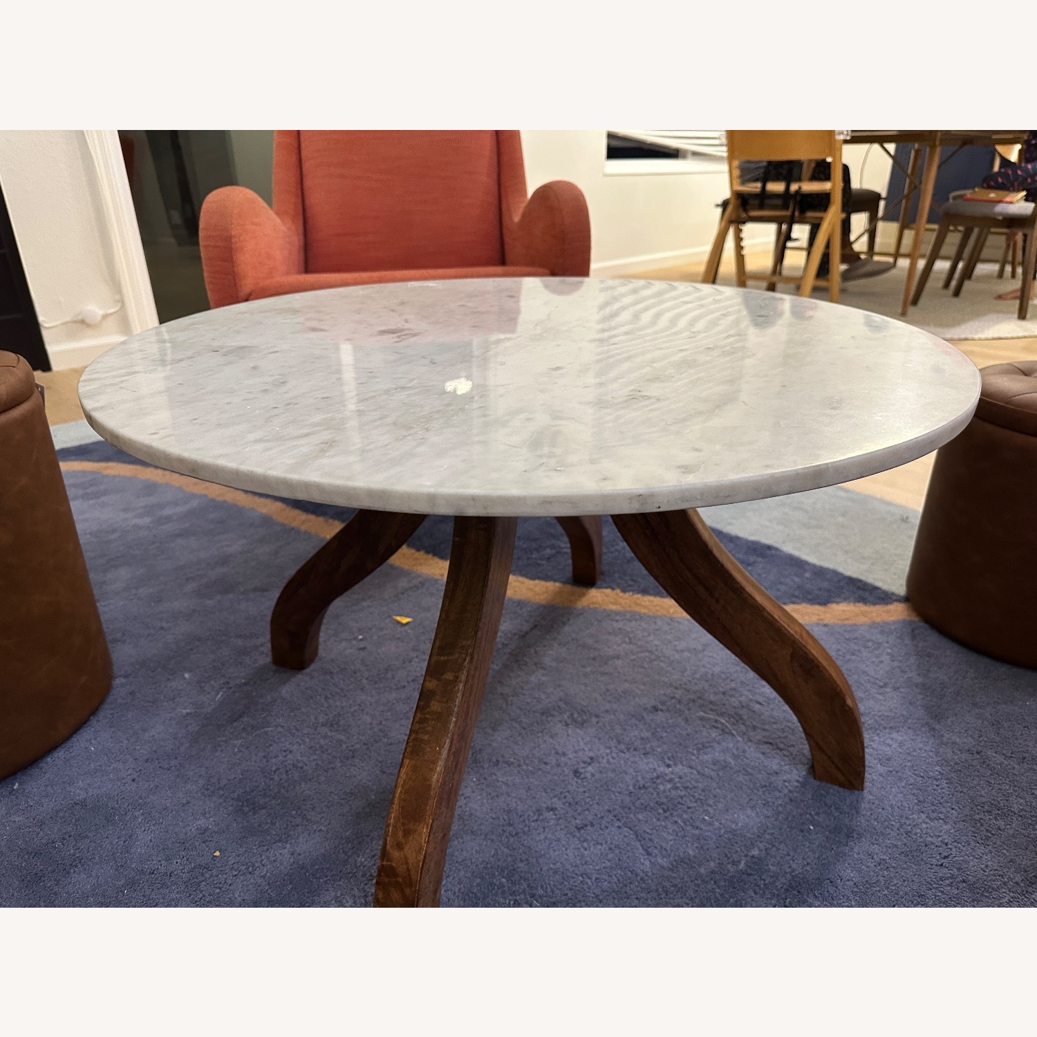 Pier 1 Imports Natural Marble Coffee Table - image-1