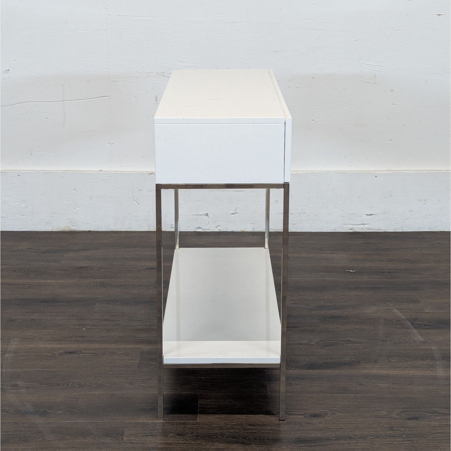 Two Drawer Console Table with Shelf	 - image-2