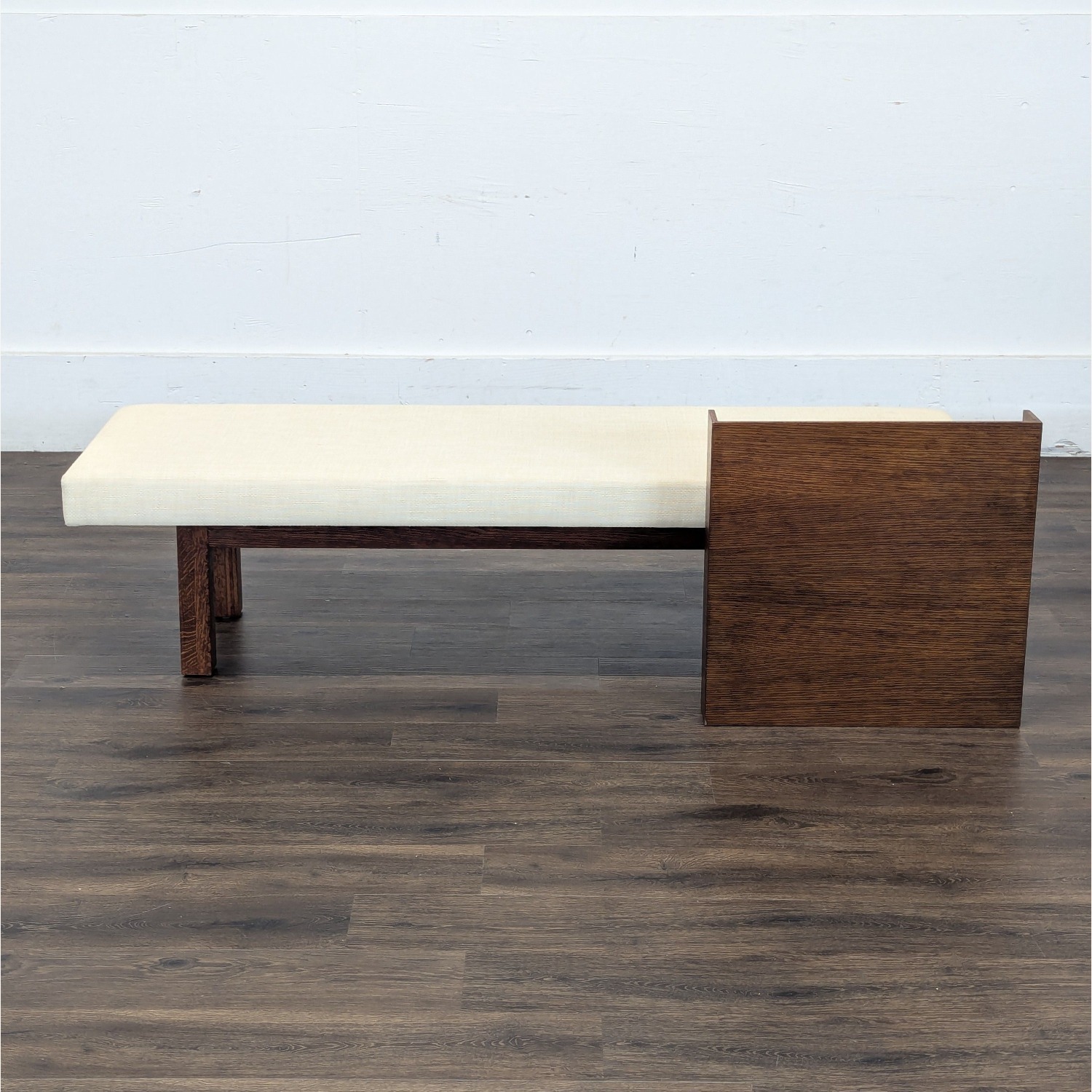 Mid-Century Style Upholstered Lobby Bench	 - image-4