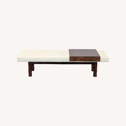 Used Mid-Century Style Upholstered Lobby Bench	 for sale on AptDeco