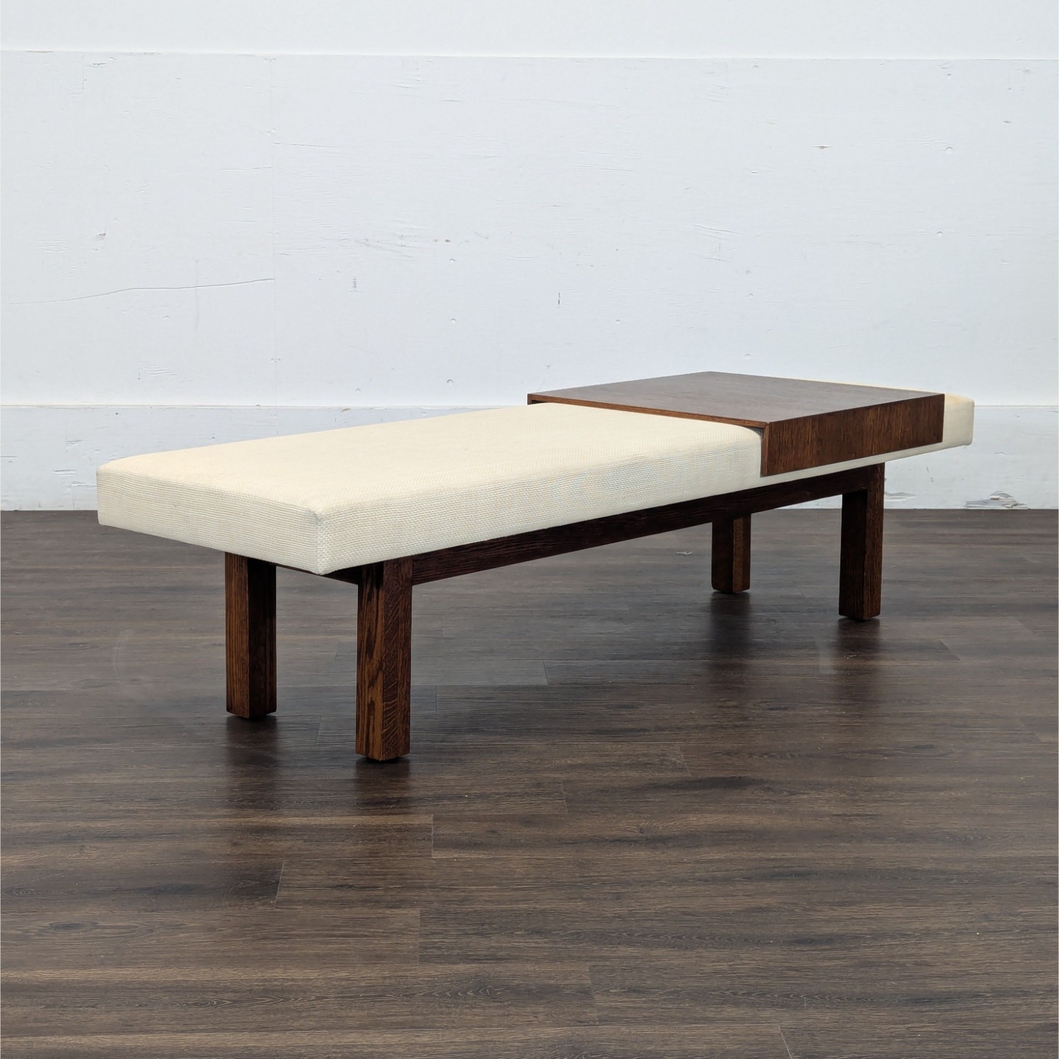 Mid-Century Style Upholstered Lobby Bench	 - image-5