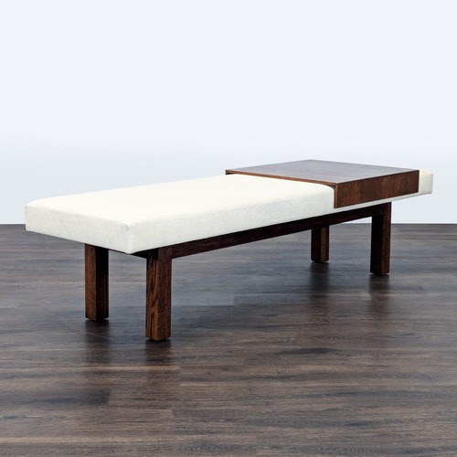 Used Mid-Century Style Upholstered Lobby Bench	 for sale on AptDeco