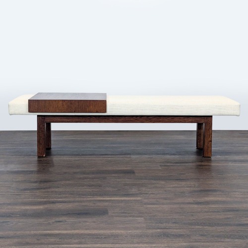 Used Mid-Century Style Upholstered Lobby Bench	 for sale on AptDeco