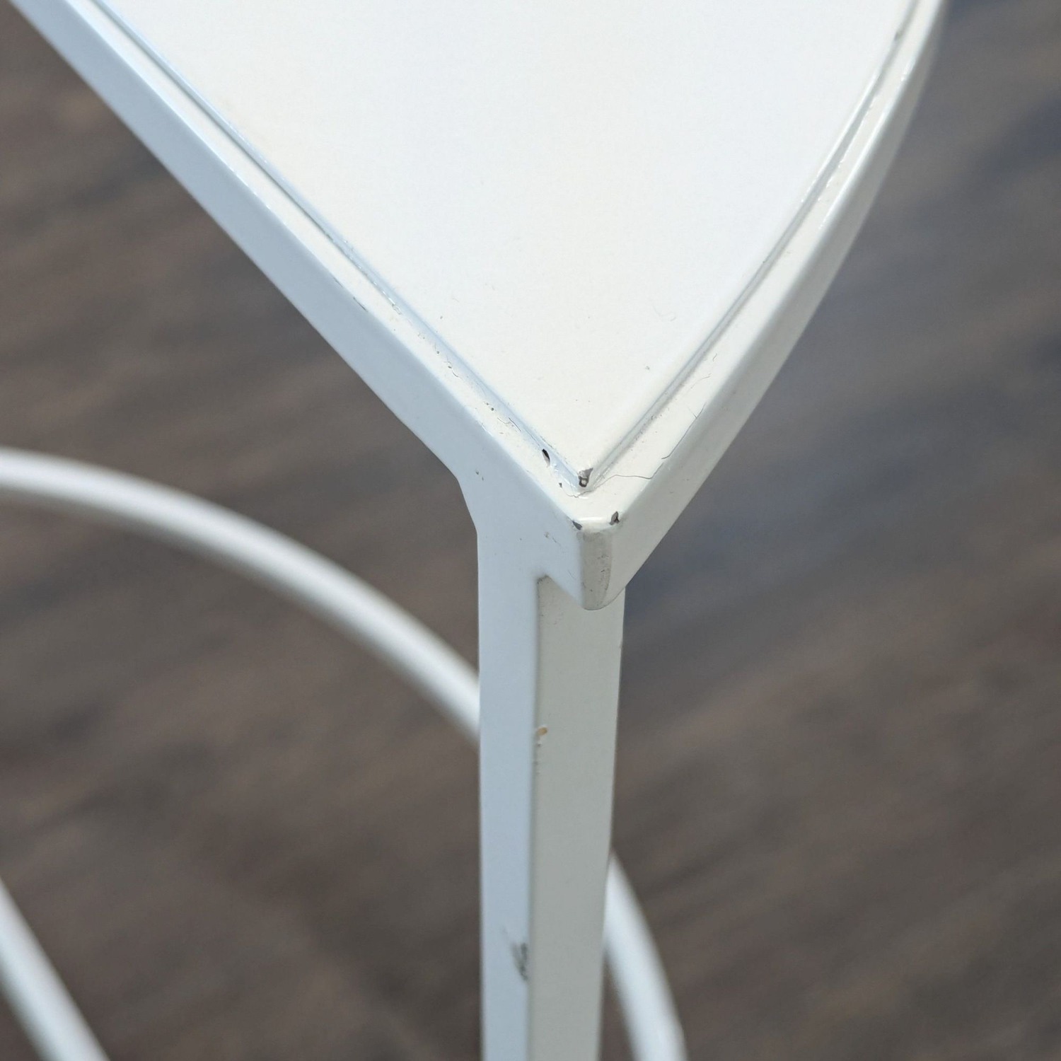 Metal Demilune Console Table - image-6