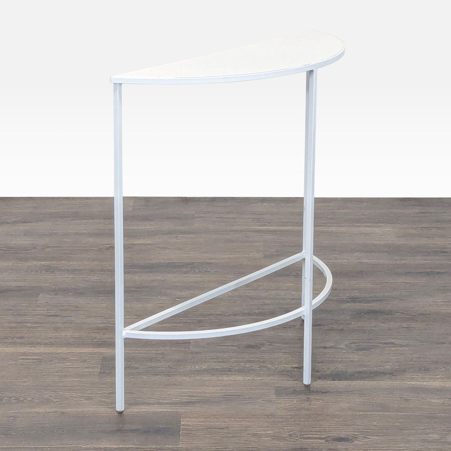 Metal Demilune Console Table - image-2