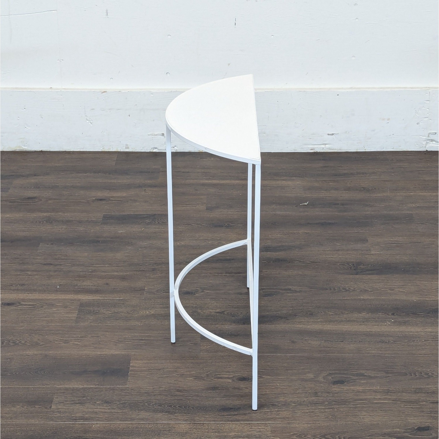 Metal Demilune Console Table - image-7