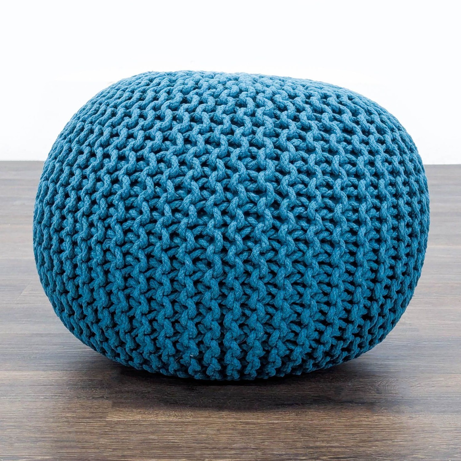 Woven Pouf - image-1