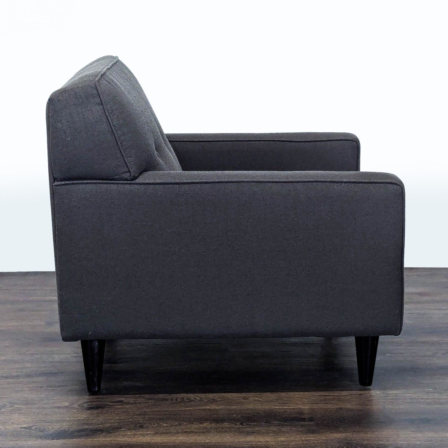 Max Home Modern Dark Gray Lounge Chair  - image-1