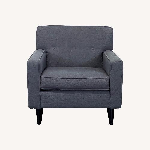 Used Max Home Modern Dark Gray Lounge Chair  for sale on AptDeco