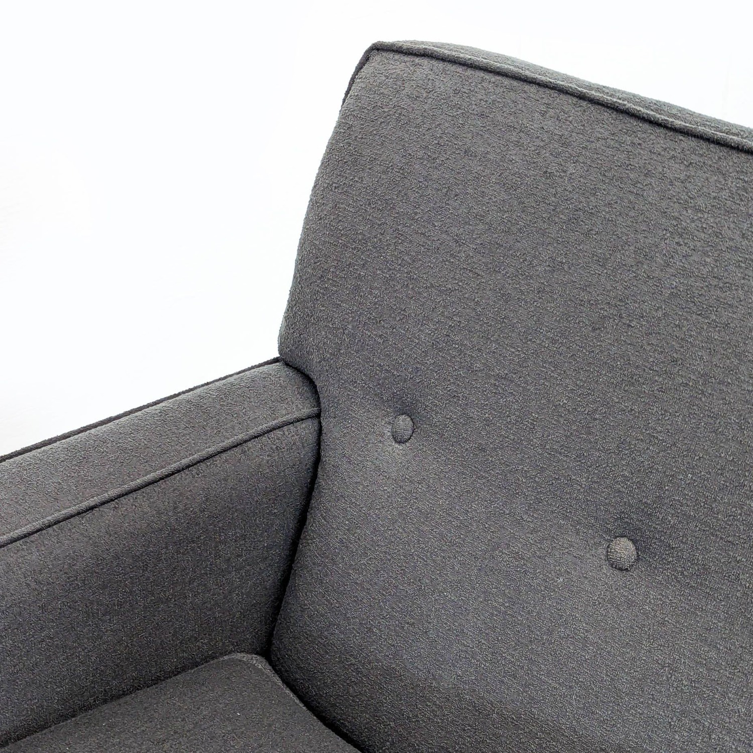 Max Home Modern Dark Gray Lounge Chair  - image-3