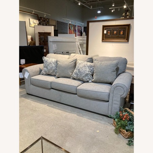 Used Ashley Furniture Sararose Heather Sofa for sale on AptDeco