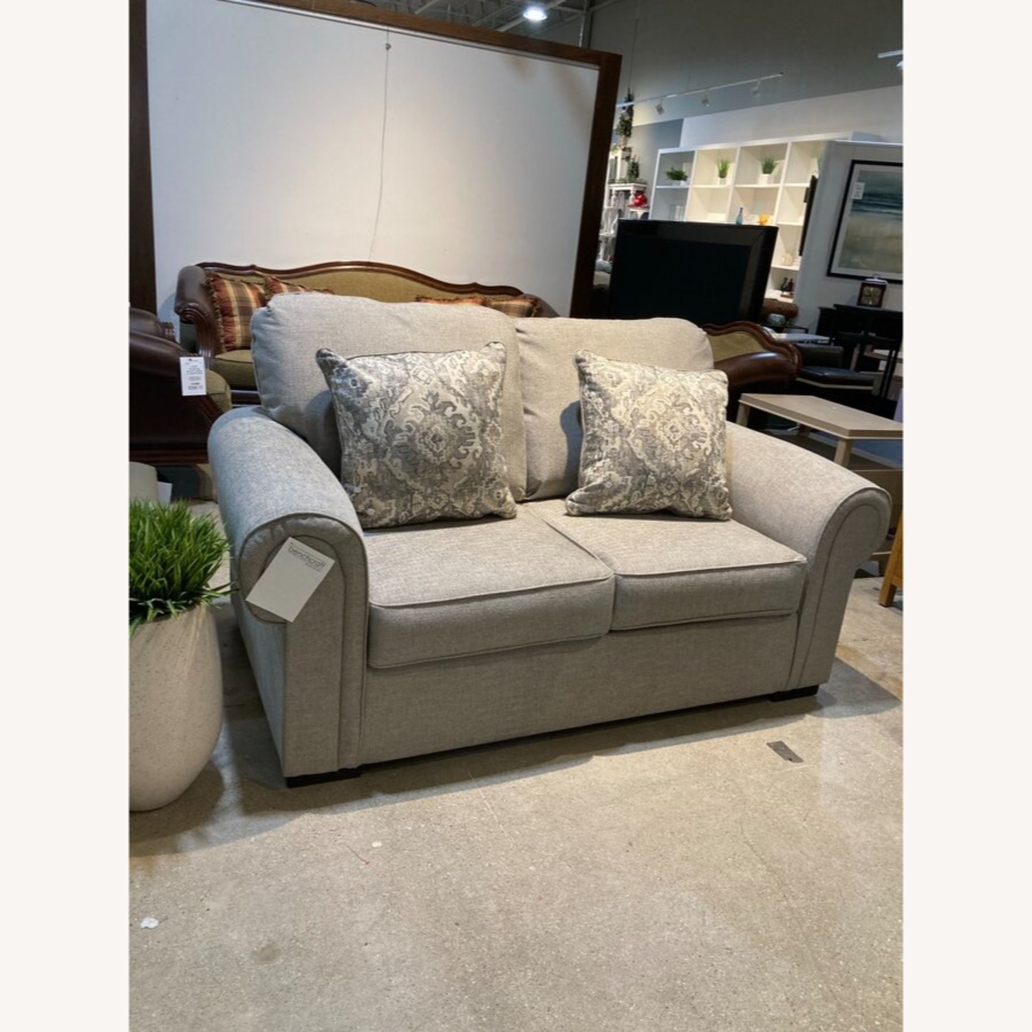 Ashley Furniture Sararose Heather Loveseat - image-1