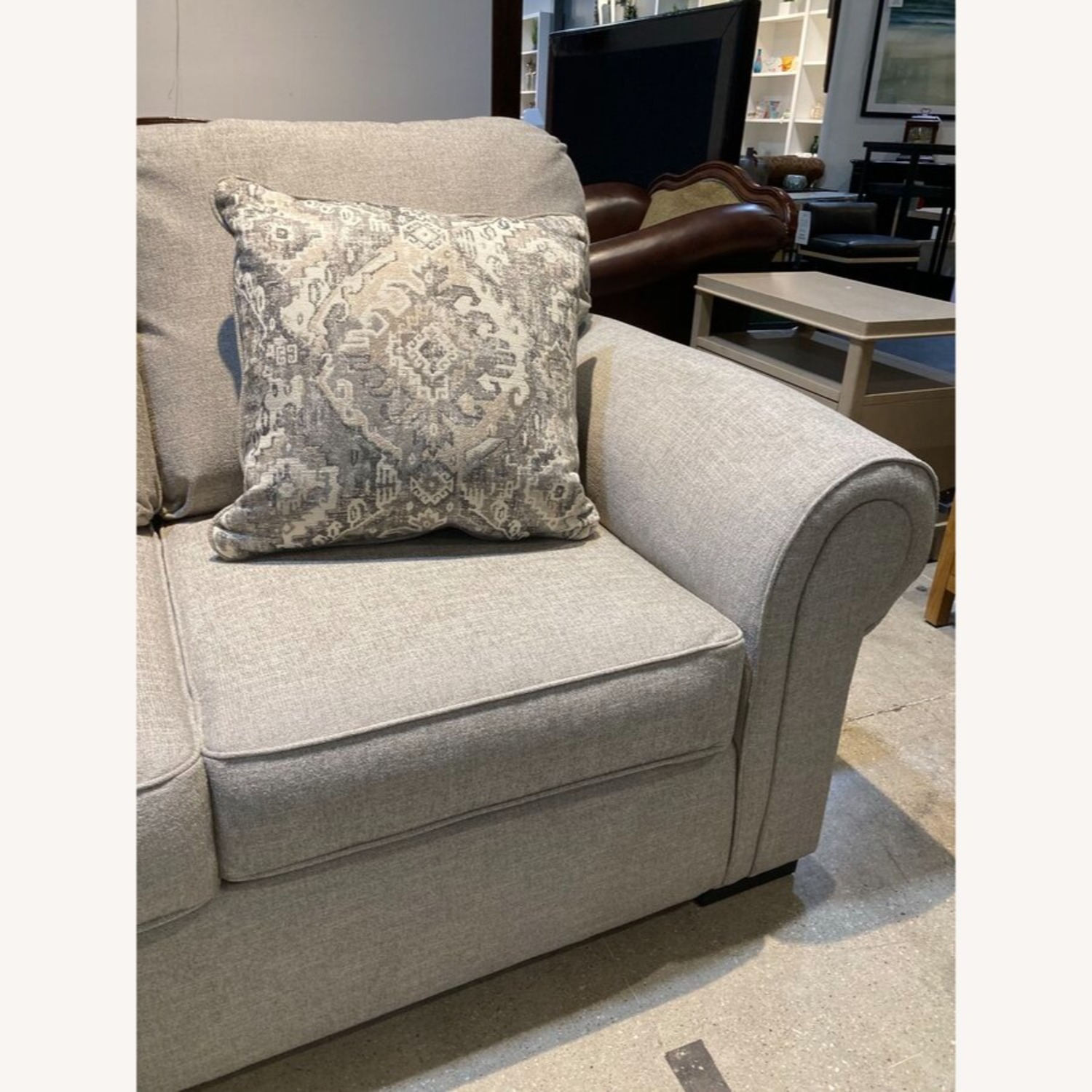 Ashley Furniture Sararose Heather Loveseat - image-2