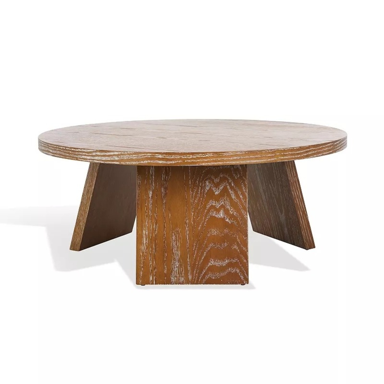Safavieh Julianna Wood Coffee Table in Rustic Oak - image-1