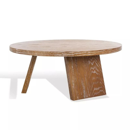Used Safavieh Julianna Wood Coffee Table in Rustic Oak for sale on AptDeco