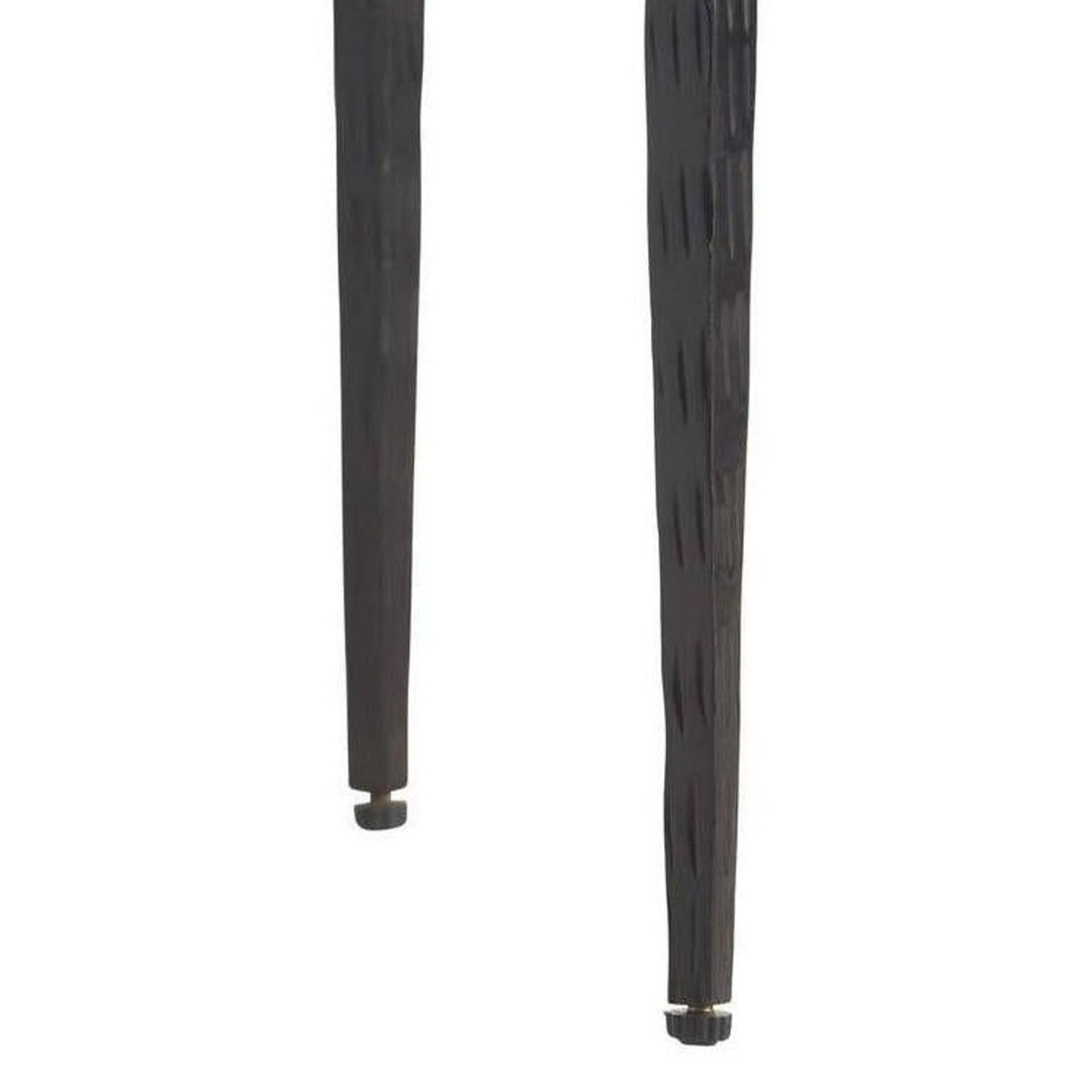 Arteriors Home Bahati Modern Black Velvet Lounge - image-3