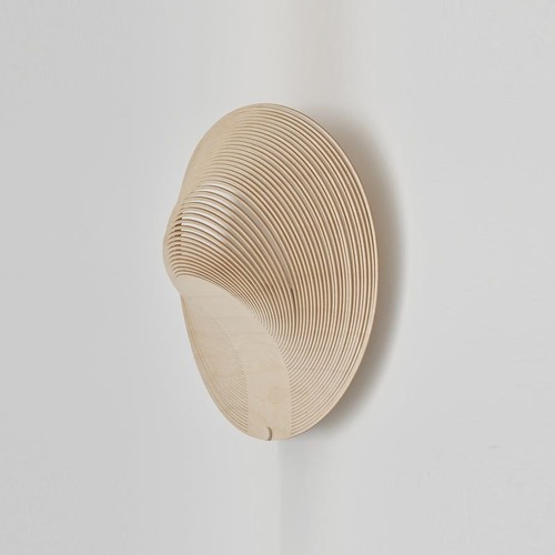 Used Luceplan Illan Wooden Wall Light ‚Modern Circular for sale on AptDeco