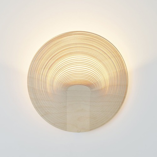 Used Luceplan Illan Wooden Wall Light ‚Modern Circular for sale on AptDeco