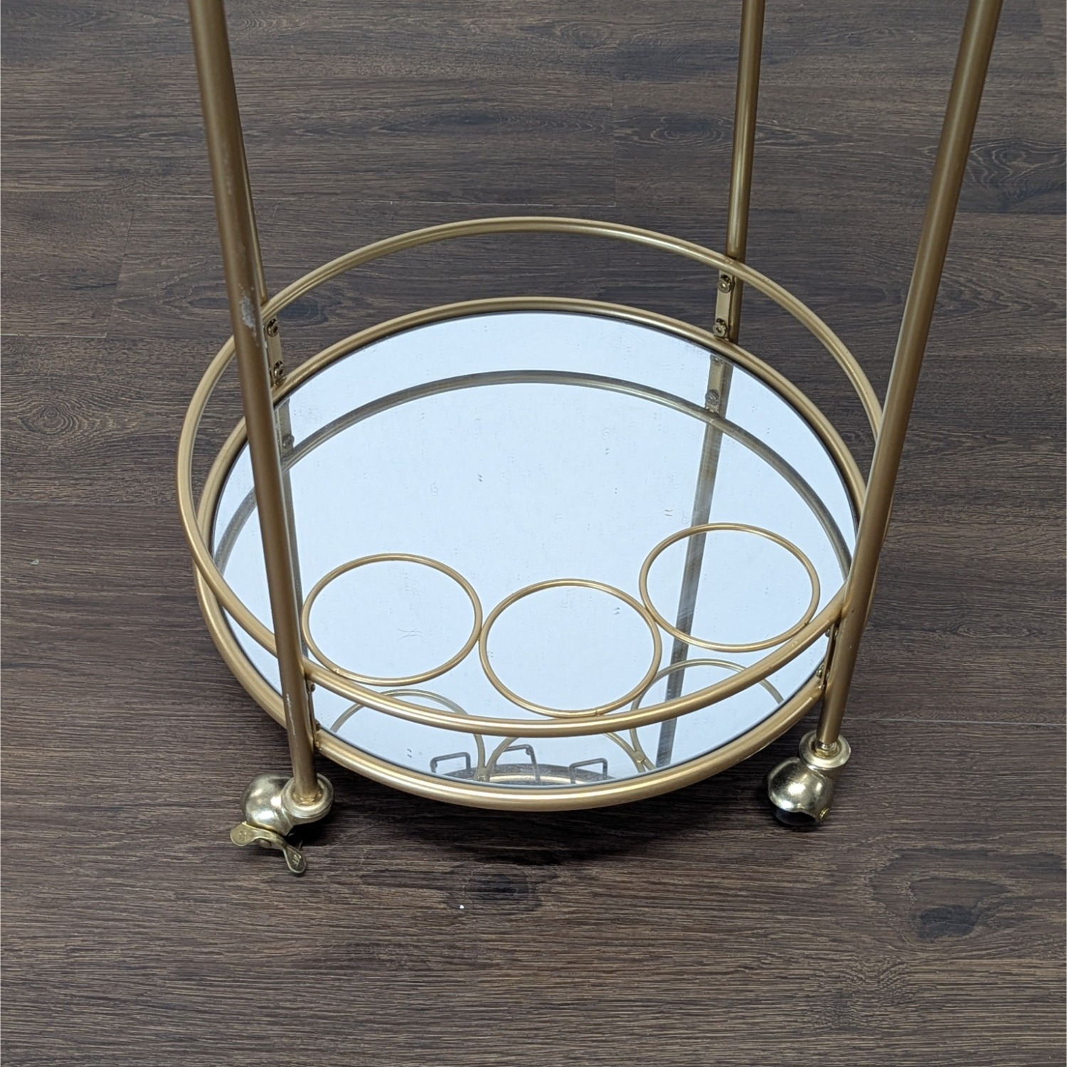 Mirrored Portable Bar on Wheels	 - image-5