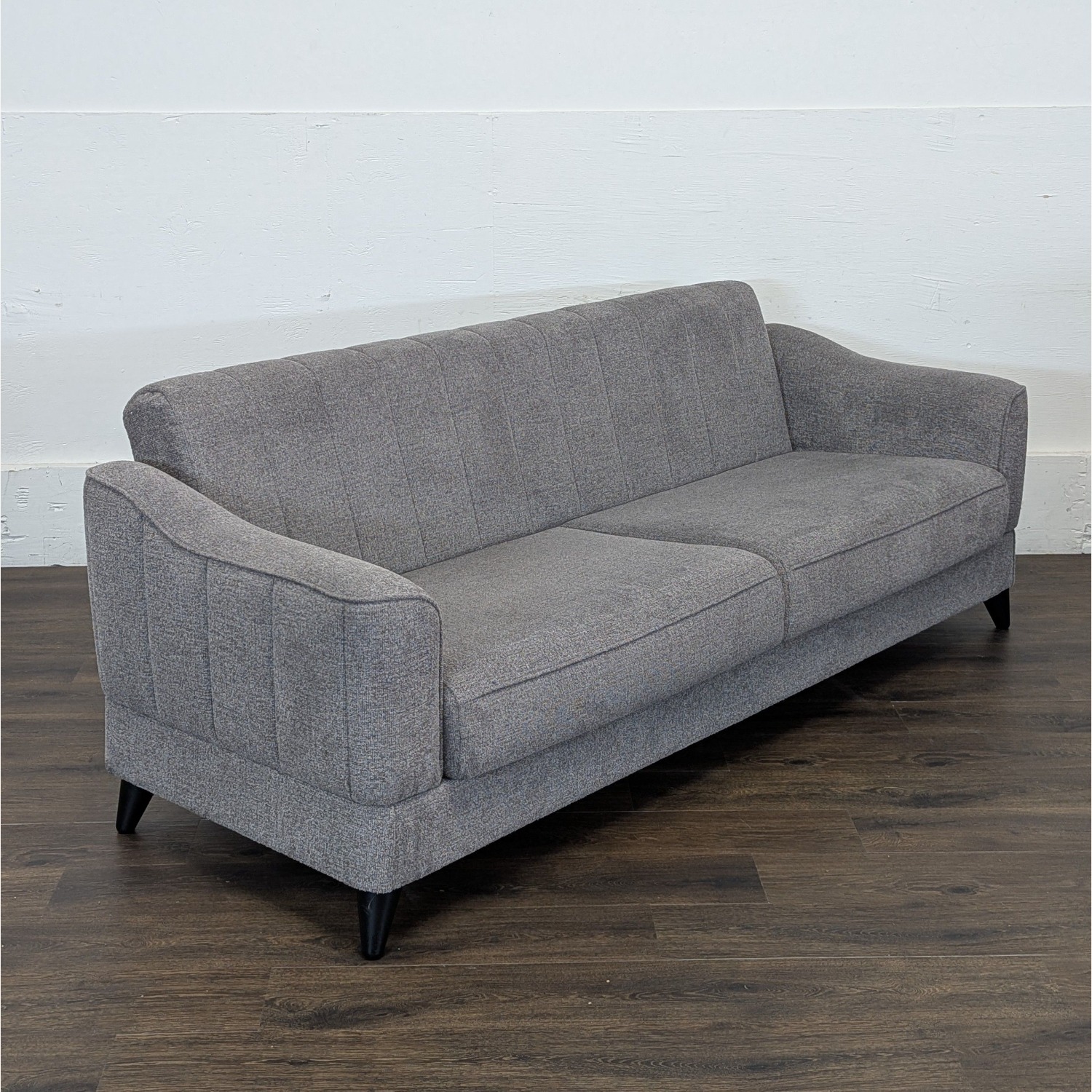 Modern Grey 3-Seat Sofa with Built-in Storage	 - image-7